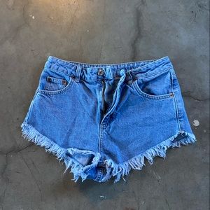 Topshop jean shorts (size 6)